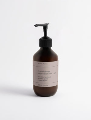 Crème mains - Ambre boisé & cuir
