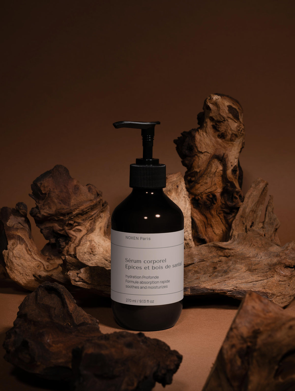 Sérum corporel pour la peau - Epices & bois de santal